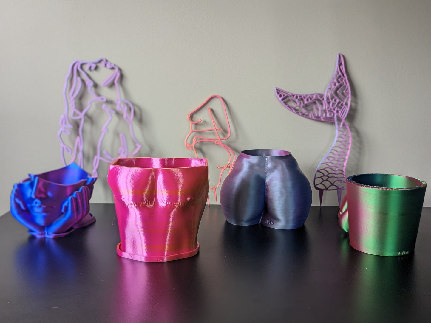 Mermaid tail trellis | Iridescent Vibes Collection