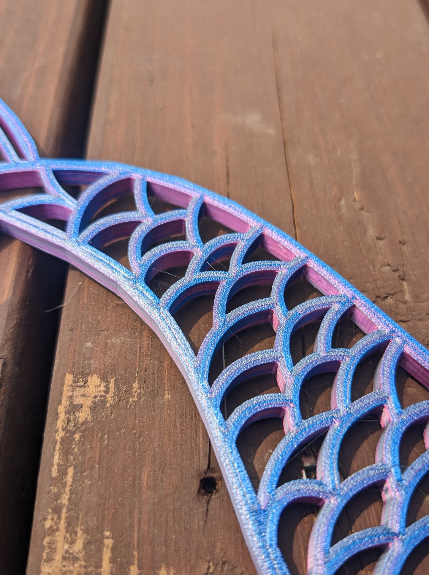 Mermaid tail trellis | Iridescent Vibes Collection