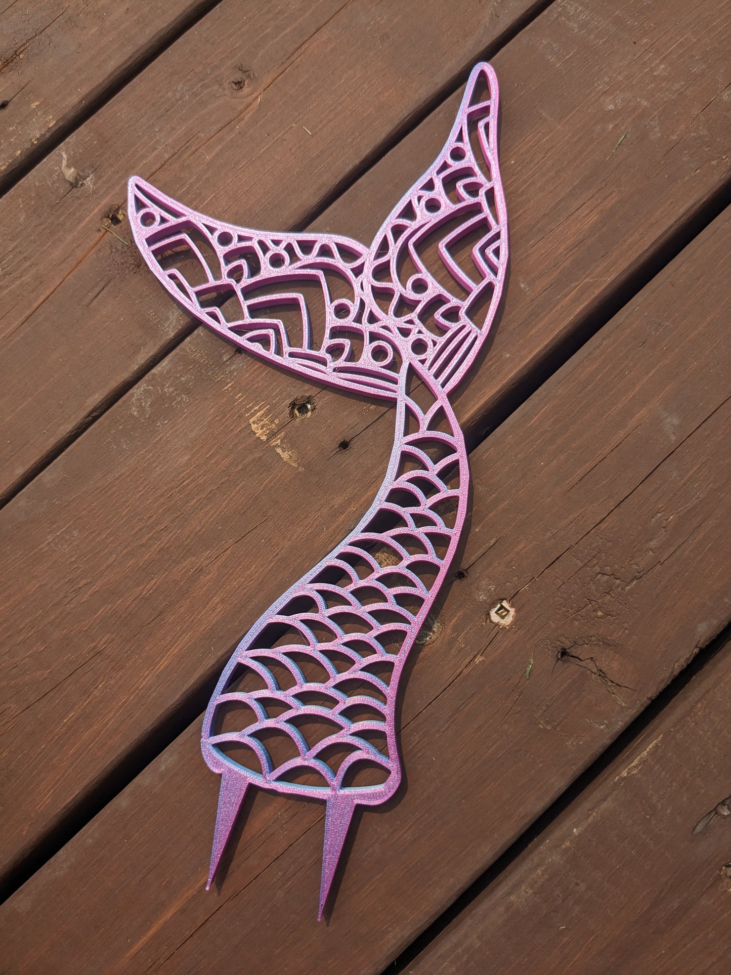 Mermaid tail trellis | Iridescent Vibes Collection