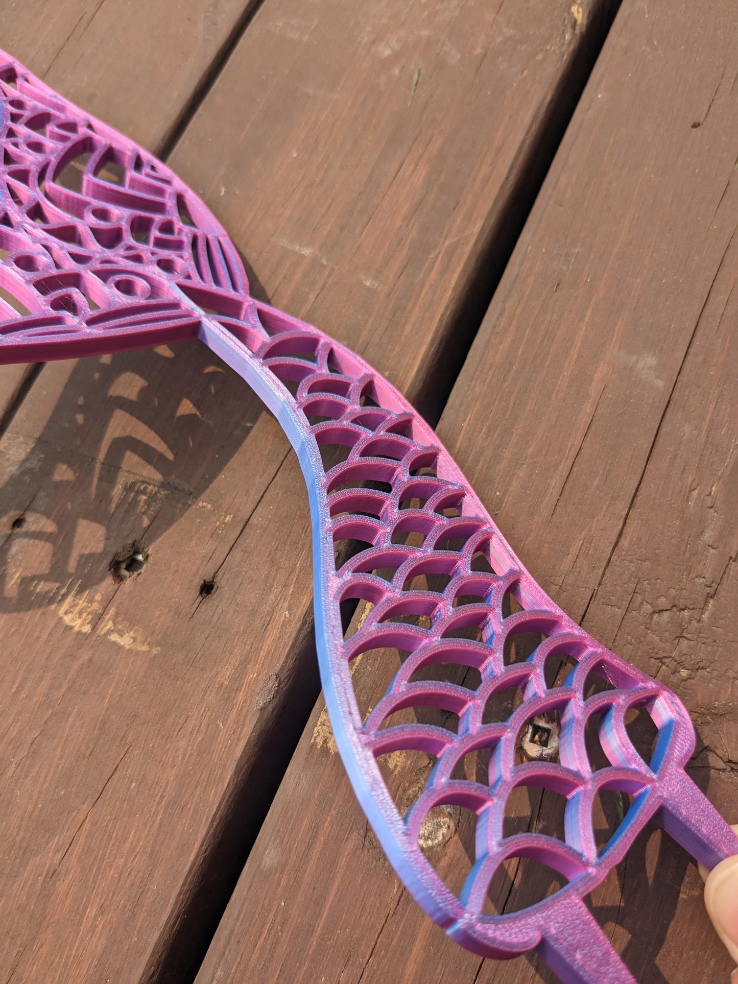 Mermaid tail trellis | Iridescent Vibes Collection
