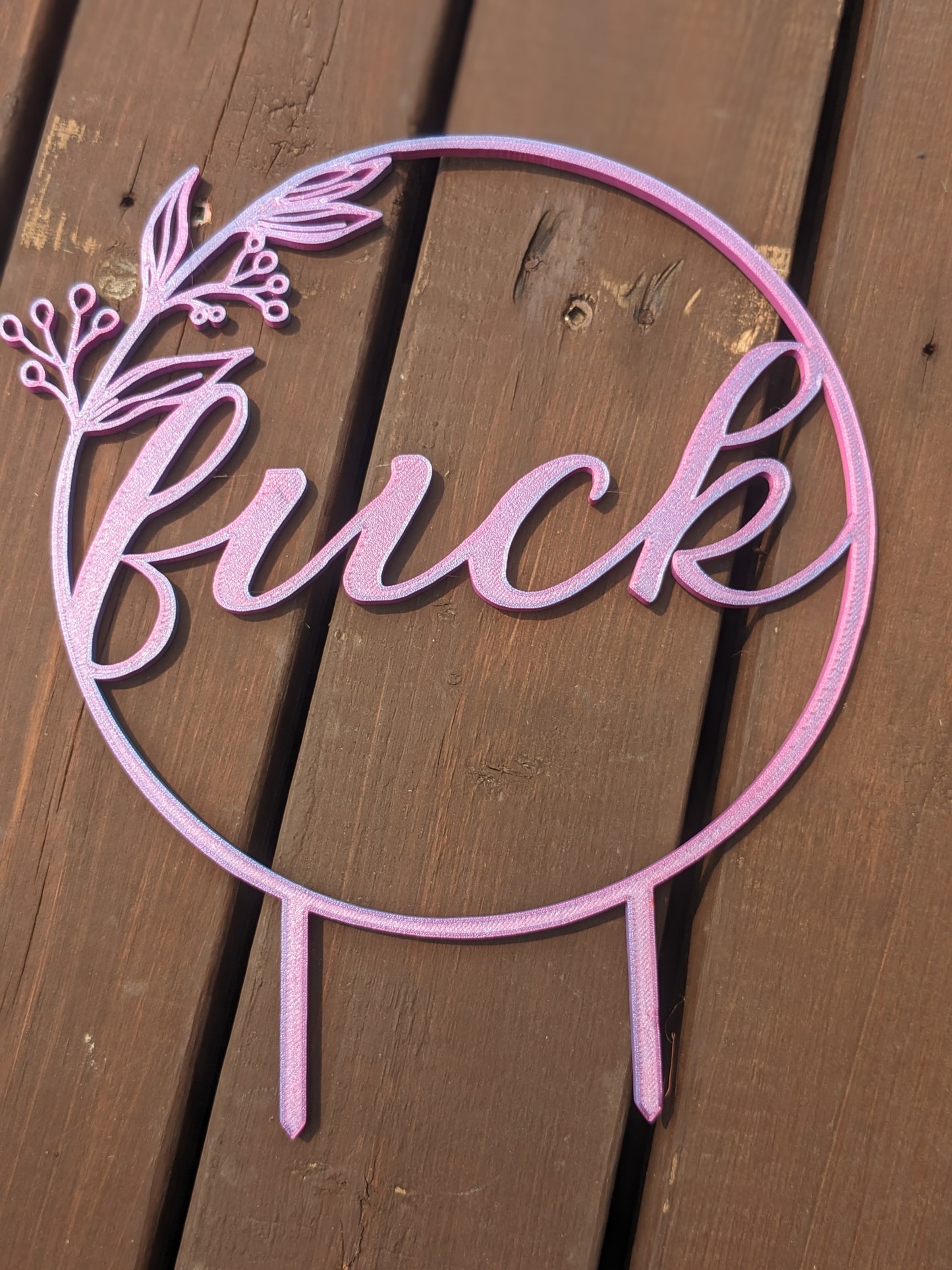 "Fuck" Trellis | Iridescent Vibes Collection