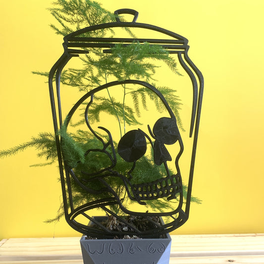 Skull in a Jar Trellis