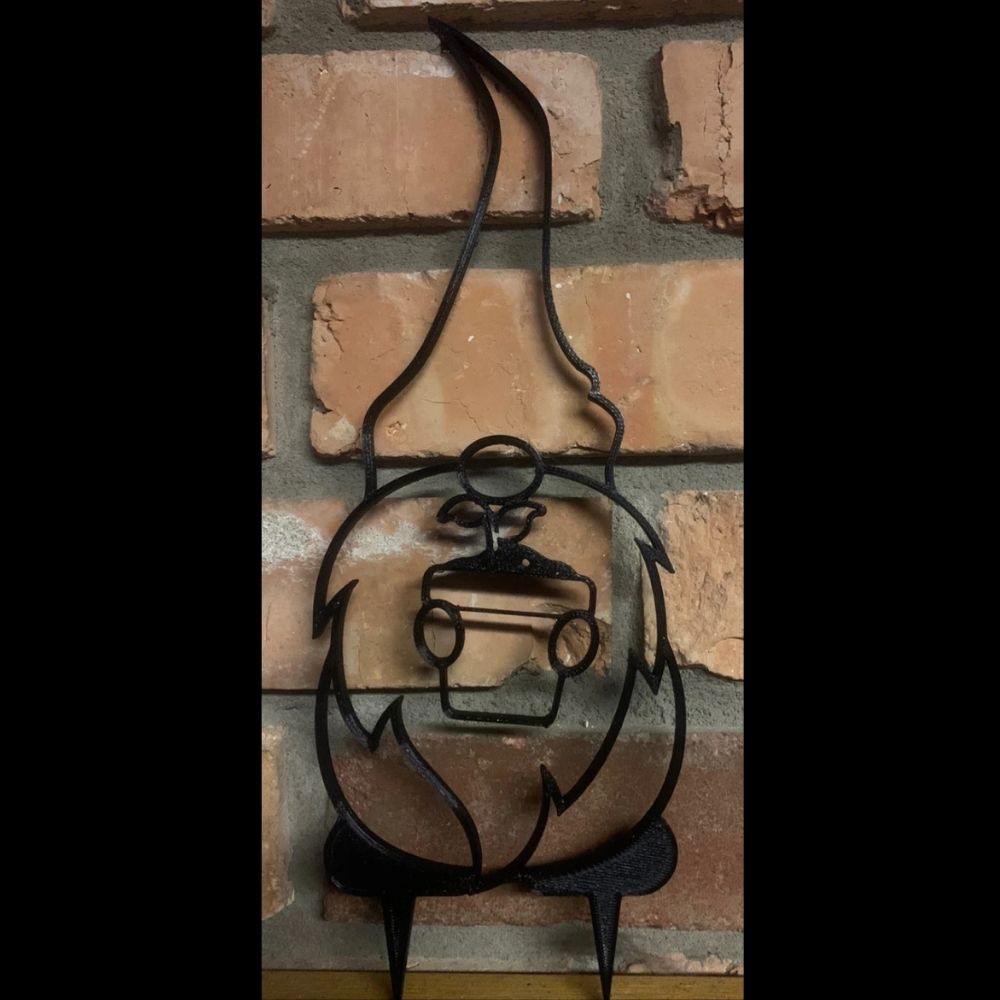 Gardening Gnome Plant Trellis with Flower