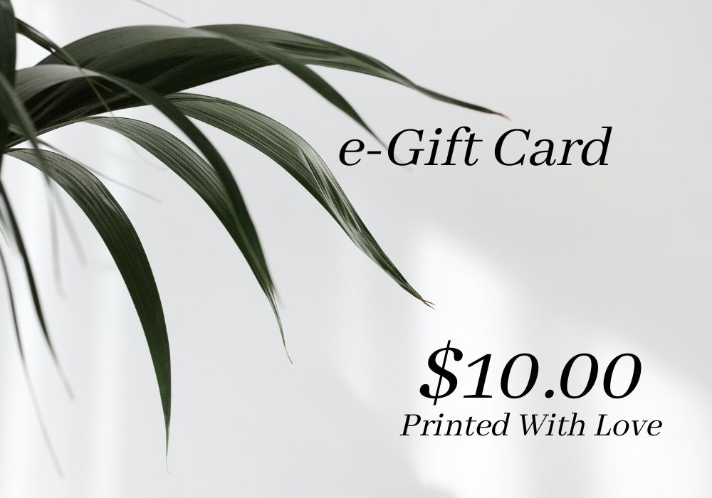 Printed With Love Gift Card