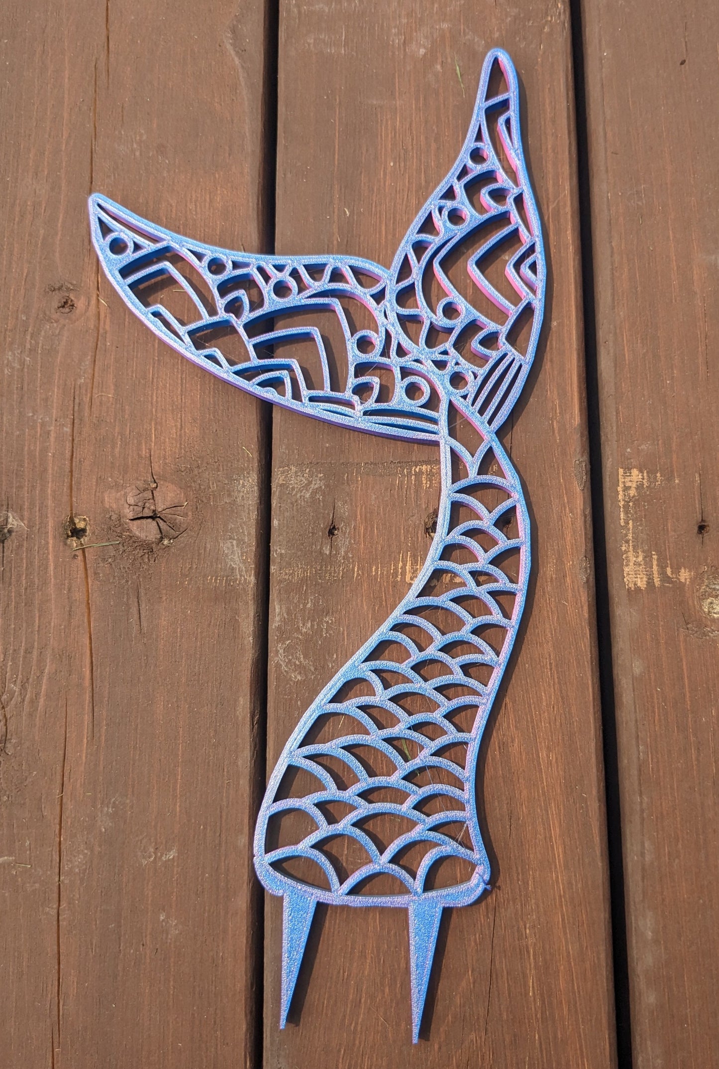 Mermaid tail trellis | Iridescent Vibes Collection